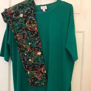 Lularoe OS Leggings and Irma tunic